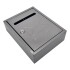 Buzon Cartero Metálica Buzonera Para Reja Puerta Adelante Color Variante Gris