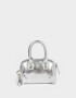 Monederos Monedero Formato Cartera Bowling - Plateado