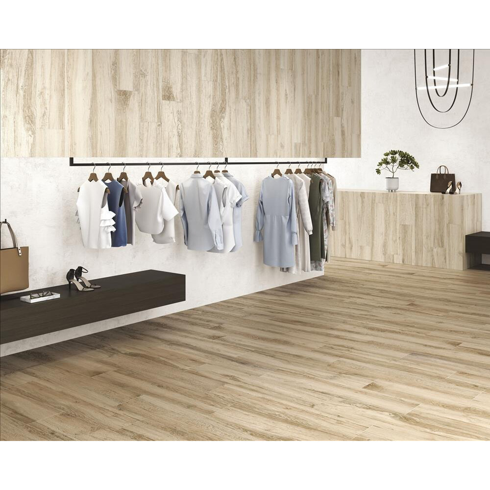 PORCELANATO 3DB BALDAI HAYA MT RECTIFICADO "A" 23X120 CM Porcelanato 3db Baldai Haya Mt Rectificado "a" 23x120 Cm