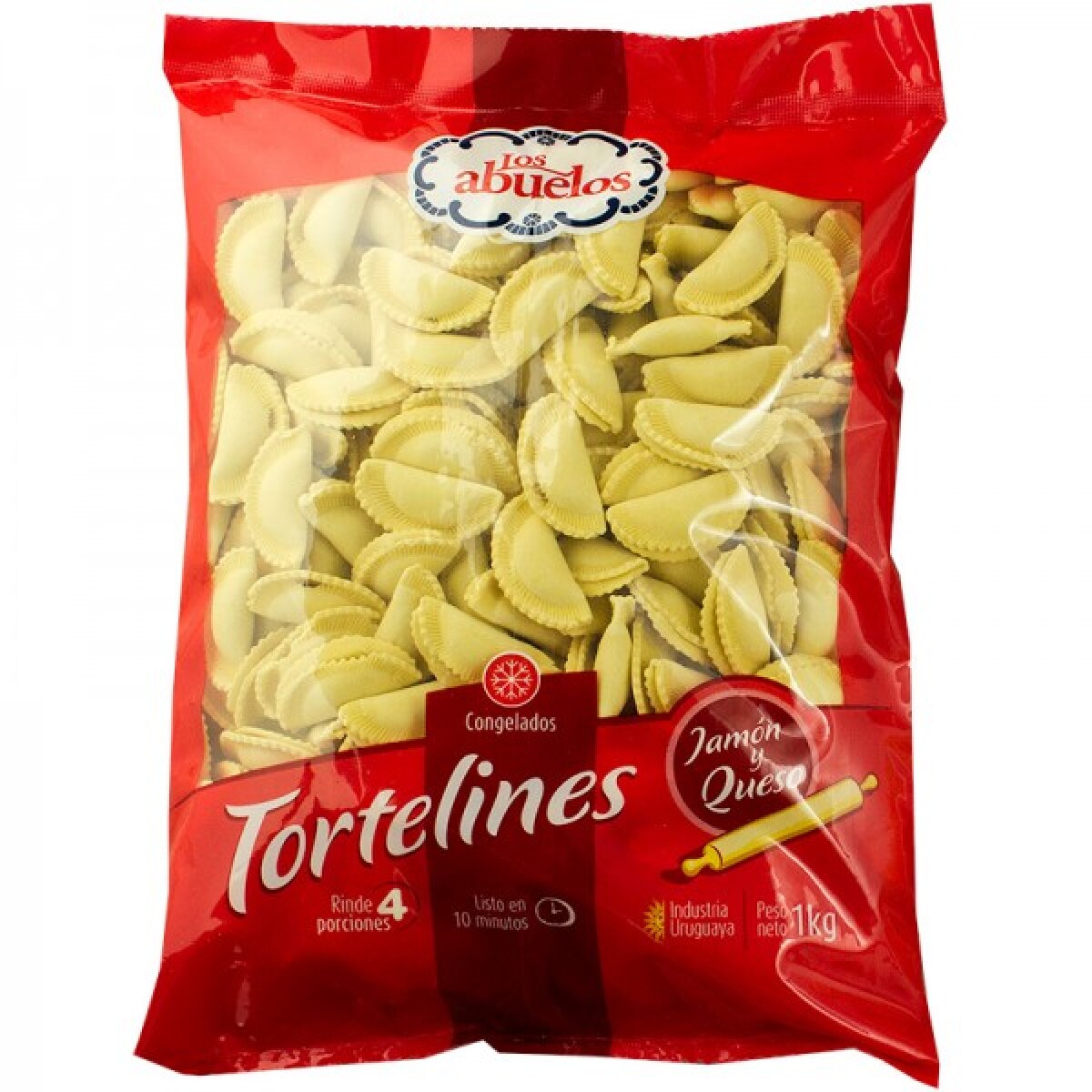 Tortelines de Jamon y Queso 1kg 