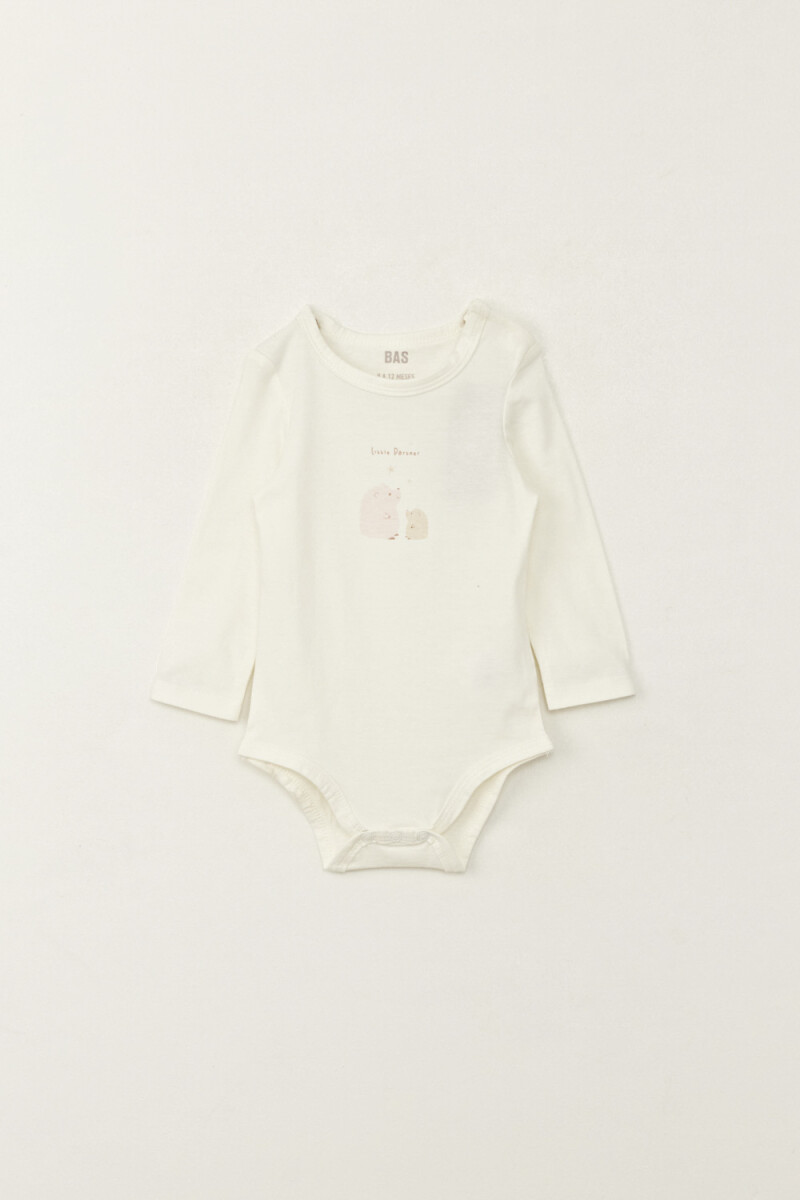 Body estampado - Crudo 