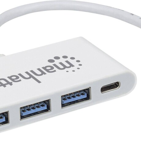 Concentrador Hub Usb-c Manhattan 163552 3x Usb + 1x Usb-c Concentrador Hub Usb-c Manhattan 163552 3x Usb + 1x Usb-c