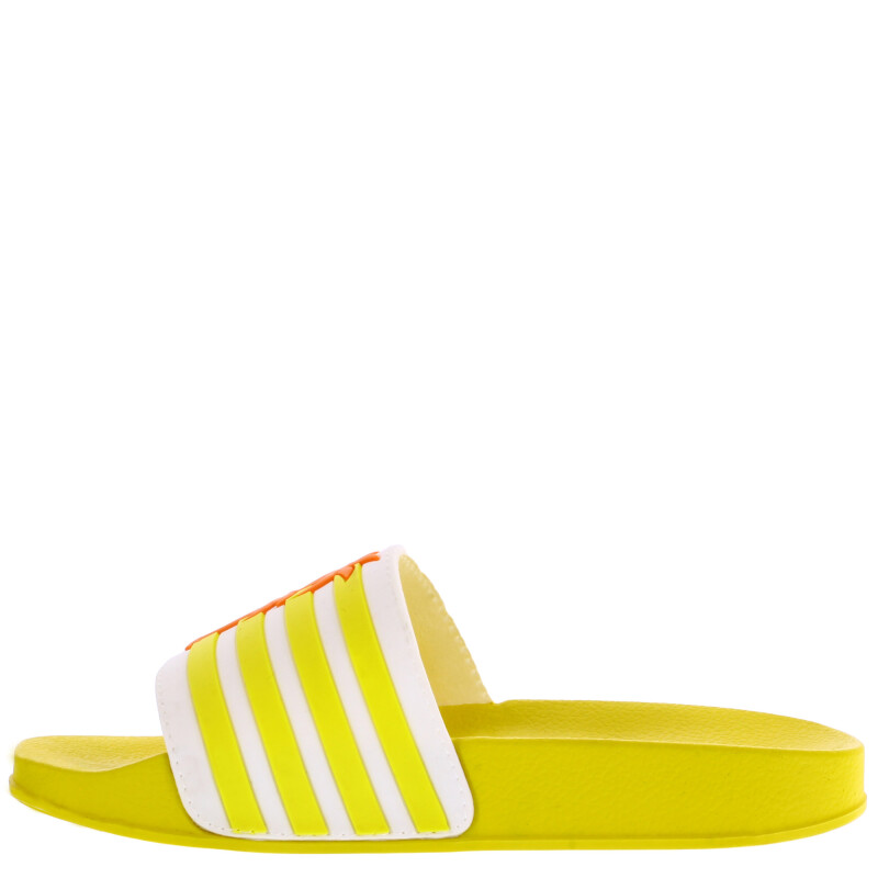 Sandalias de Niña MINI Miss Carol PALM con banda Blanco - Amarillo