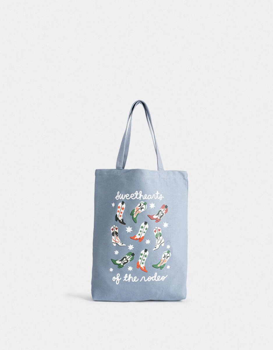 Tote Bag ''you Are Berry Special'' - Azul Medio 