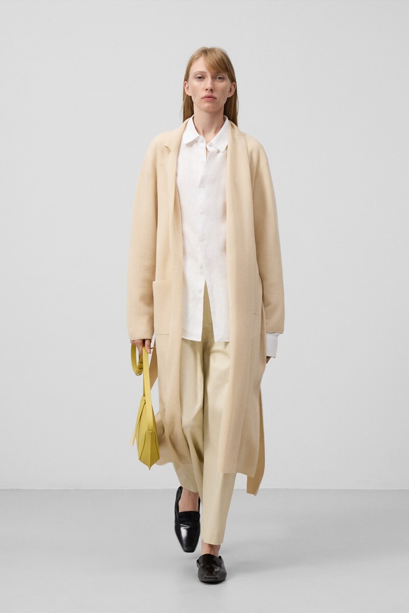 CHAQUETA PUNTO Camel