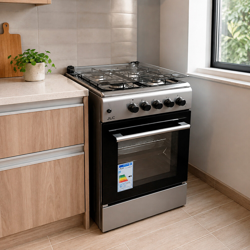COCINA SUPERGAS 4 HORNALLAS COLOR INOXIDABLE JLC Cocina Supergas 4 Hornallas Color Inoxidable Jlc