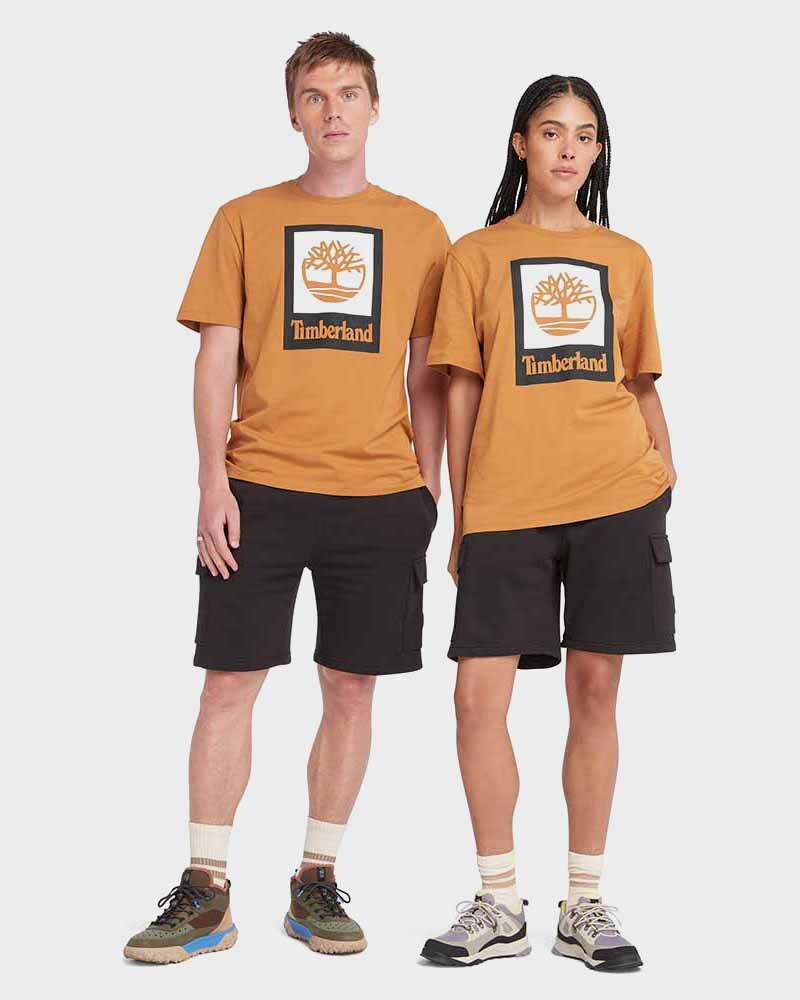 Polera Stack Logo Colored Short Sleeve Tee Hombre P47