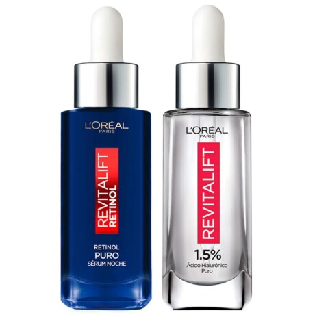 Pack L'Oreal Revitalift Sérum Retinol Noche 30ml + Sérum 30ml Pack L'Oreal Revitalift Sérum Retinol Noche 30ml + Sérum 30ml