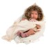 Muñeca Llorens Mimi Llorona Capucha Manta Chupete 42cm Modelo MImi Cojin