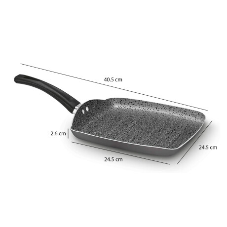 Bifera Sartén Cuadrado Antiadherente 24Cm Panelux Premium Grafito