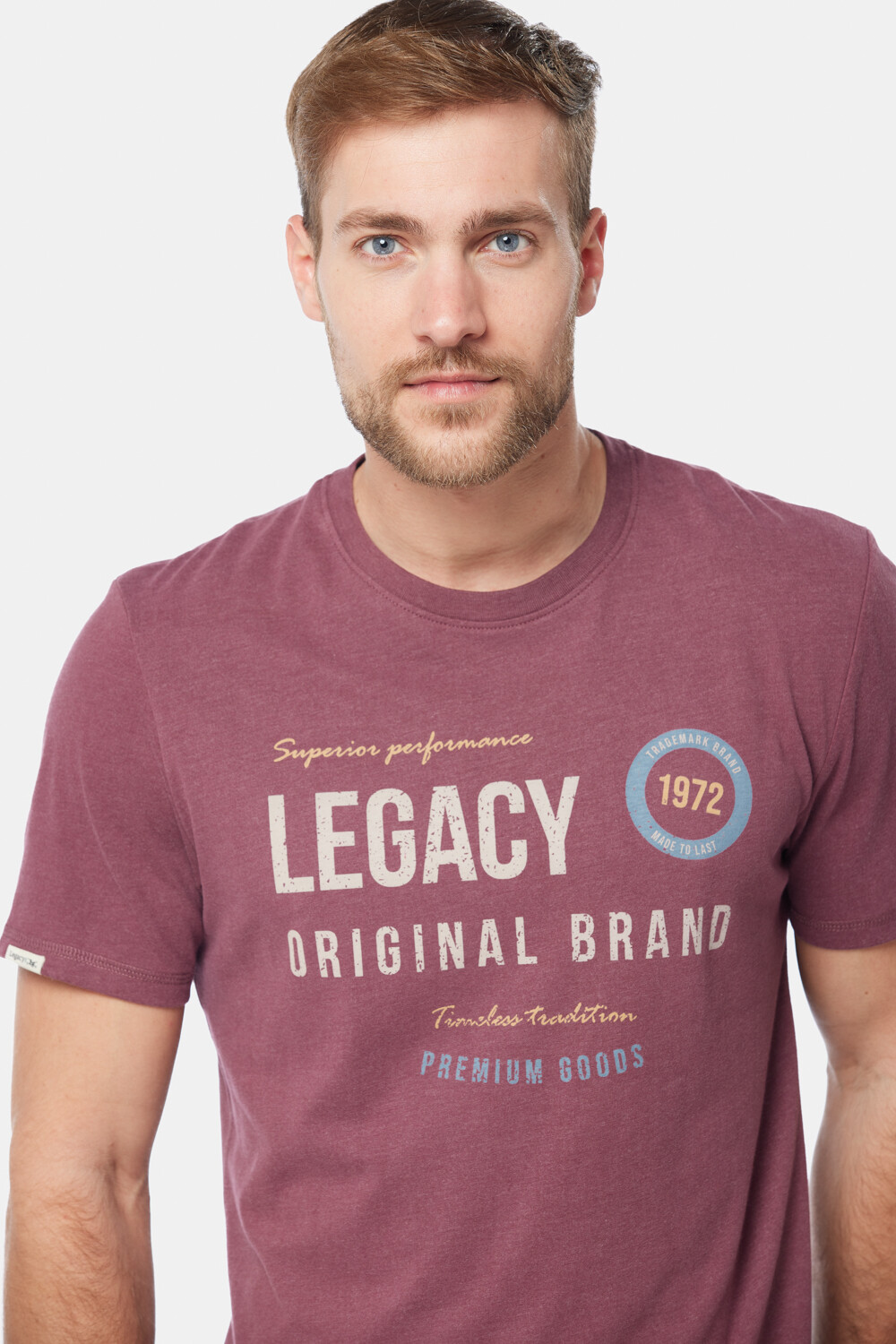 REMERA ESTAMPADA Bordo