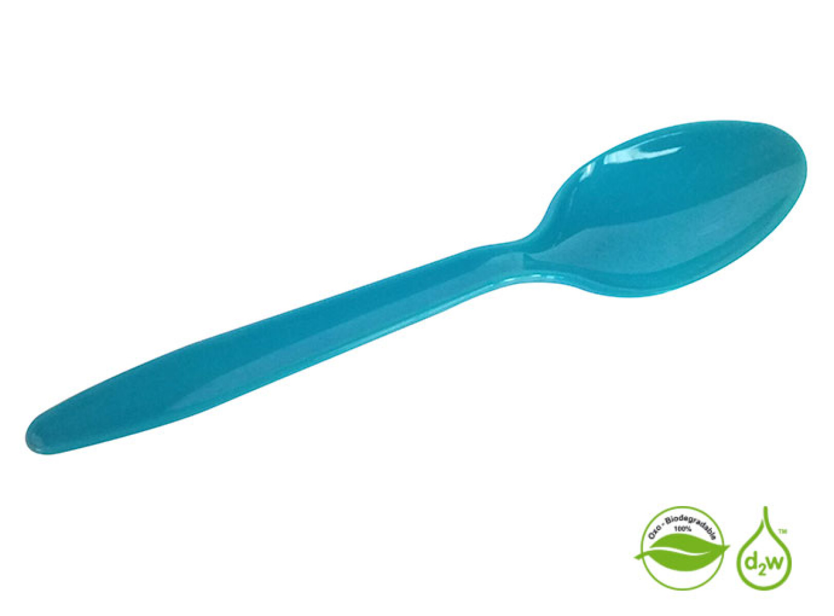 Cuchara Biodegradable x10 Unidades - Celeste 