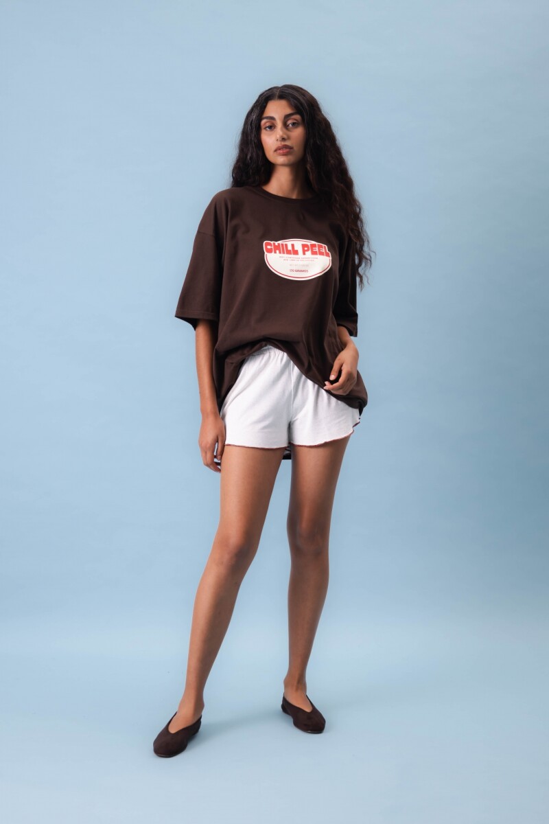 Remera Chill Peel Marrón