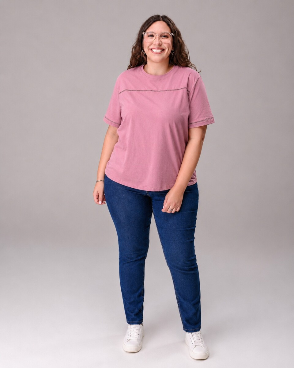 Remera Festón - Rosa 