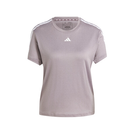 REMERA adidas AEROREADY TRAIN ESSENTIALS 3 FRANJAS Shadow Fig