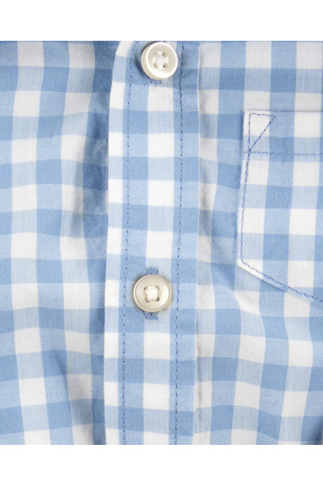 Set tres piezas de algodón, pantalón con tirantes y body camisa Sin color