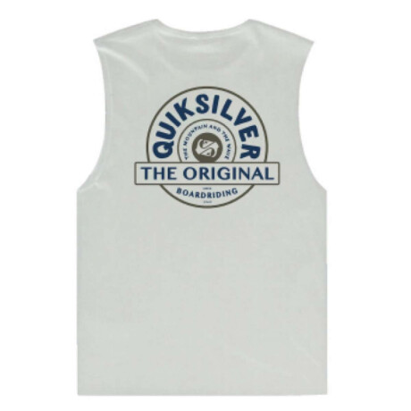 Musculosa Quiksilver Summer Road Blanco