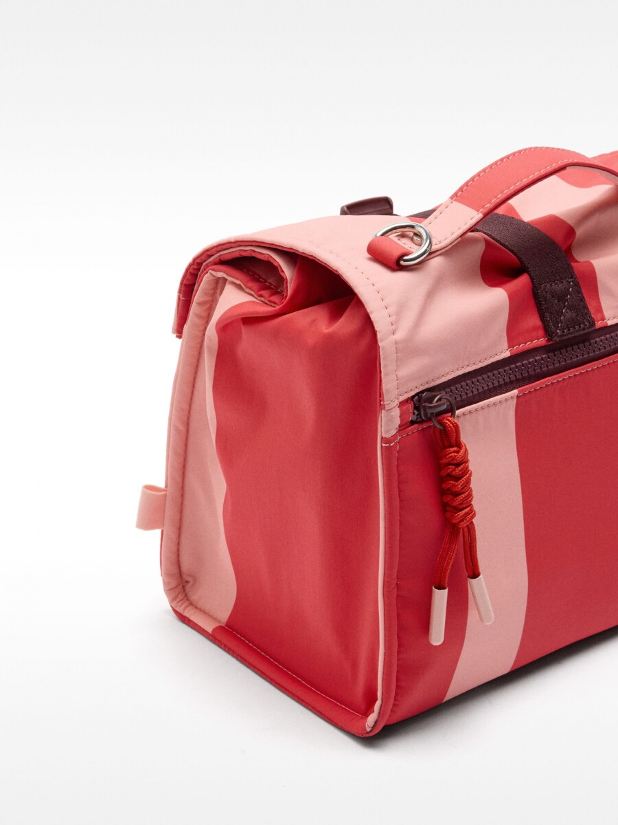 Bolsa Porta-Alimentos De Nylon A Rayas multicolor
