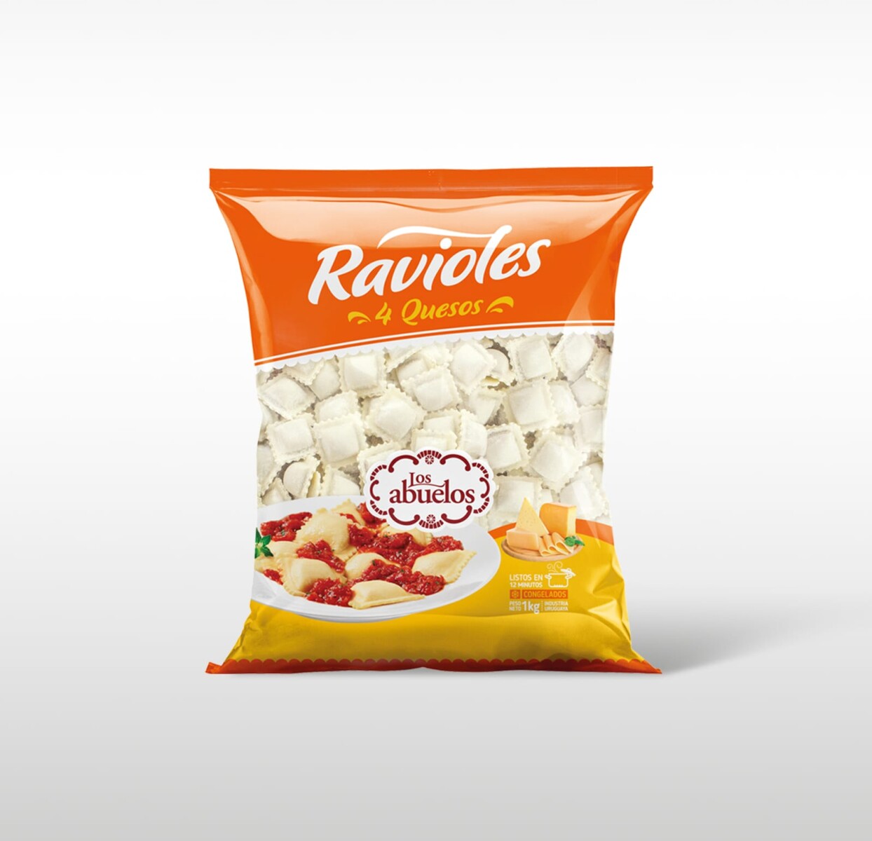 Ravioles 4 Quesos Los Abuelos 1Kg 