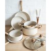 Batería de cocina Selecta 7 piezas en aluminio forjado y granito Beige Batería de cocina Selecta 7 piezas en aluminio forjado y granito Beige