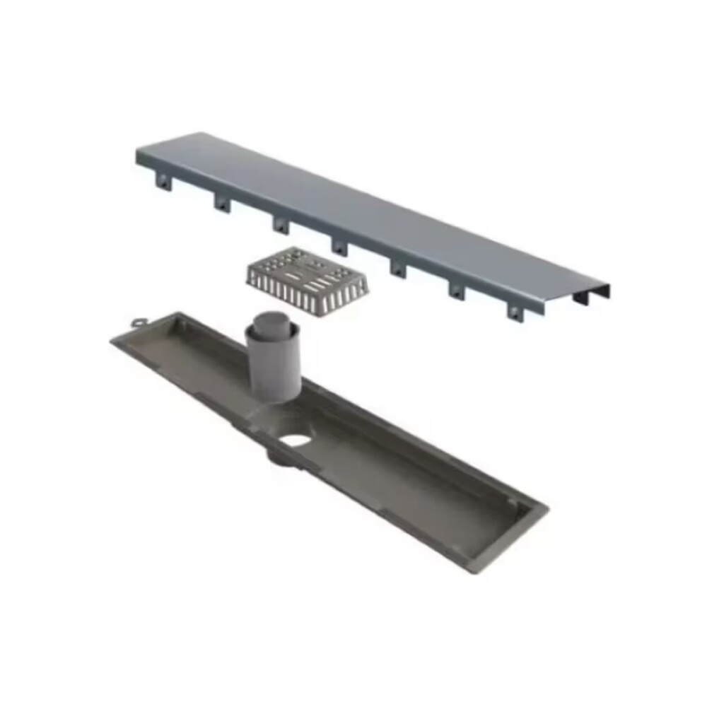 Receptaculo tapa acero inoxidable 50cm salida central Versatile Receptaculo Tapa Acero Inoxidable 50cm Salida Central Versatile