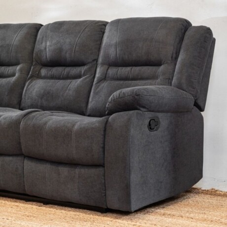 Sillón Reclinable Renno 3 Cuerpos Gris U