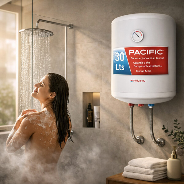 Termotanque Eléctrico 30 L Pacific Vm-30 N4 TERMOTANQUE PACIFIC 30L B VM-30 N4