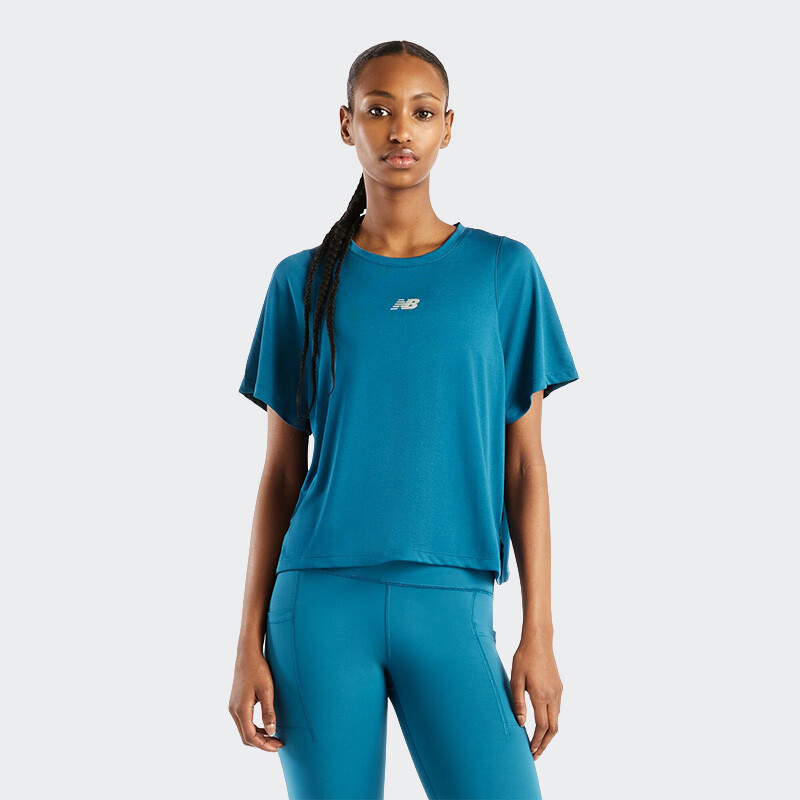 Remera New Balance Infinity Propel Azul