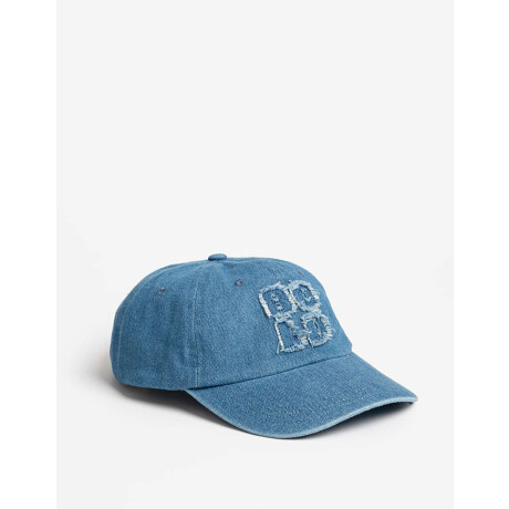 Gorra Denim Parche Combinacion Bicolor