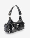 City Cartera Baguette Multipocket - Negro