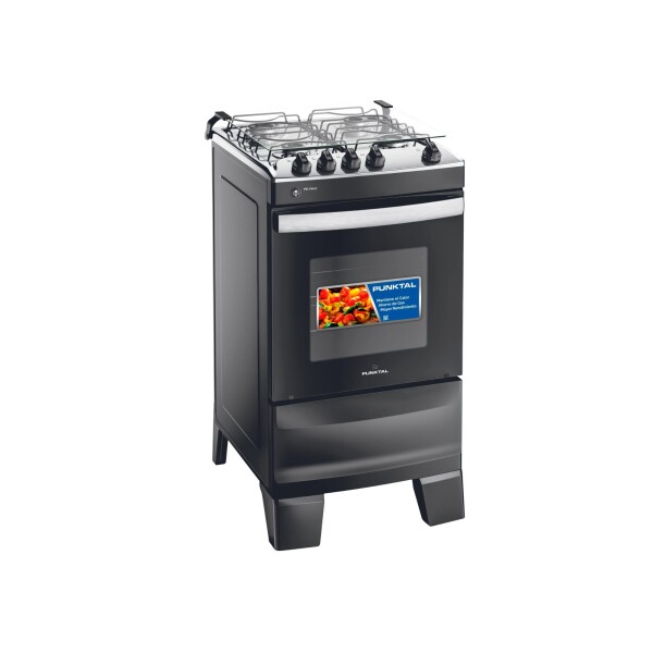 COCINA COMBINADA-GRILL-50Lts.ENCENDIDO-LUZ-PATA ALTA blanco