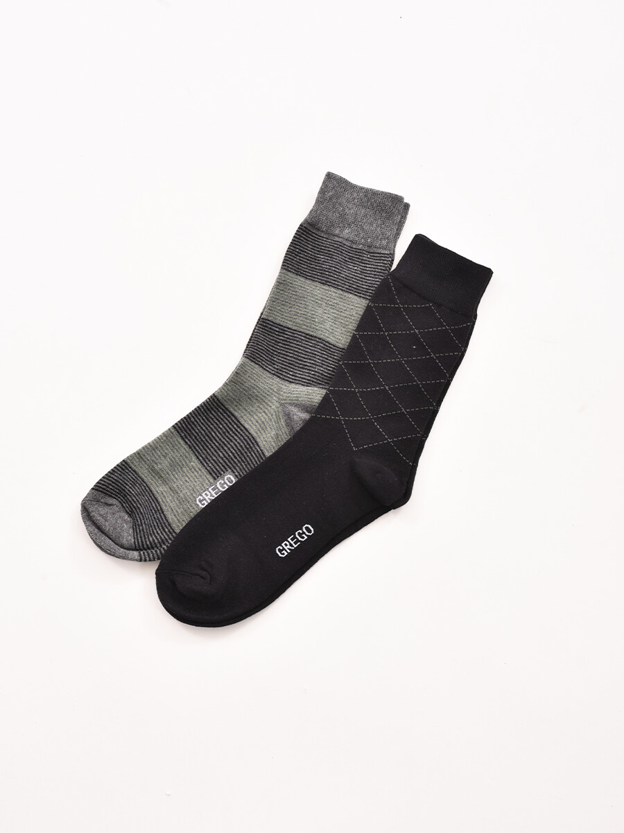 MEDIAS PACK x 2 - ESTAMPADO 3 