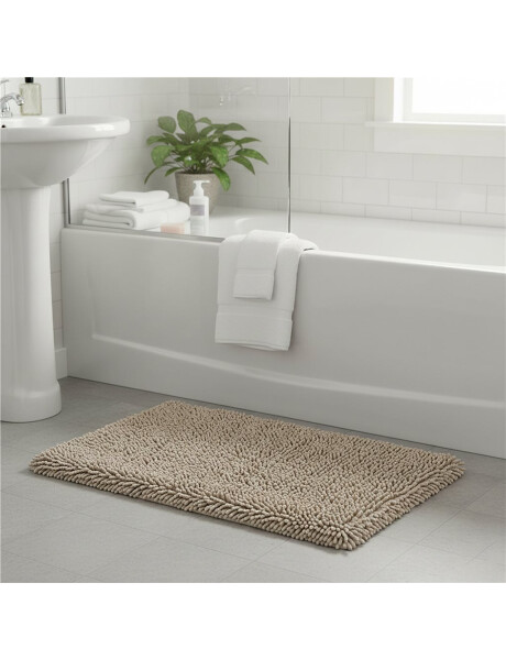 ALFOMBRA DE BAÑO SHAGGY 45X70CM BEIGE ALFOMBRA DE BAÑO SHAGGY 45X70CM BEIGE