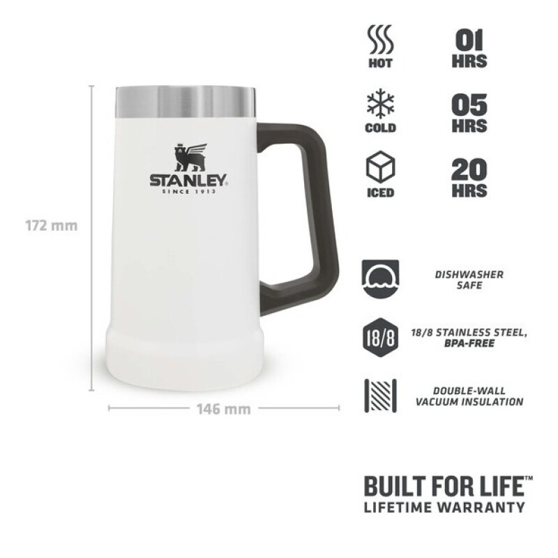 Taza Térmica Stanley Adventure Big Grip Lisa Color Polar 709ml Taza Térmica Stanley Adventure Big Grip Lisa Color Polar 709ml