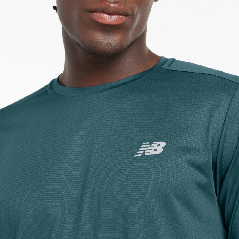 Remera New Balance de Hombre - - MT41225AAZ TURQUOISE