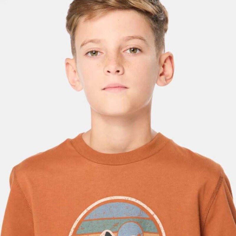 Remera con Estampa Legacy Terracota