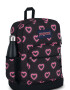 MOCHILA JANSPORT CROSS TOWN PLUS HAPPY HEARTS BLACK