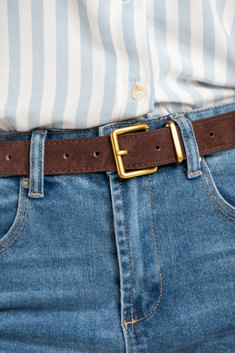 Cinto Gamuza Berenjena