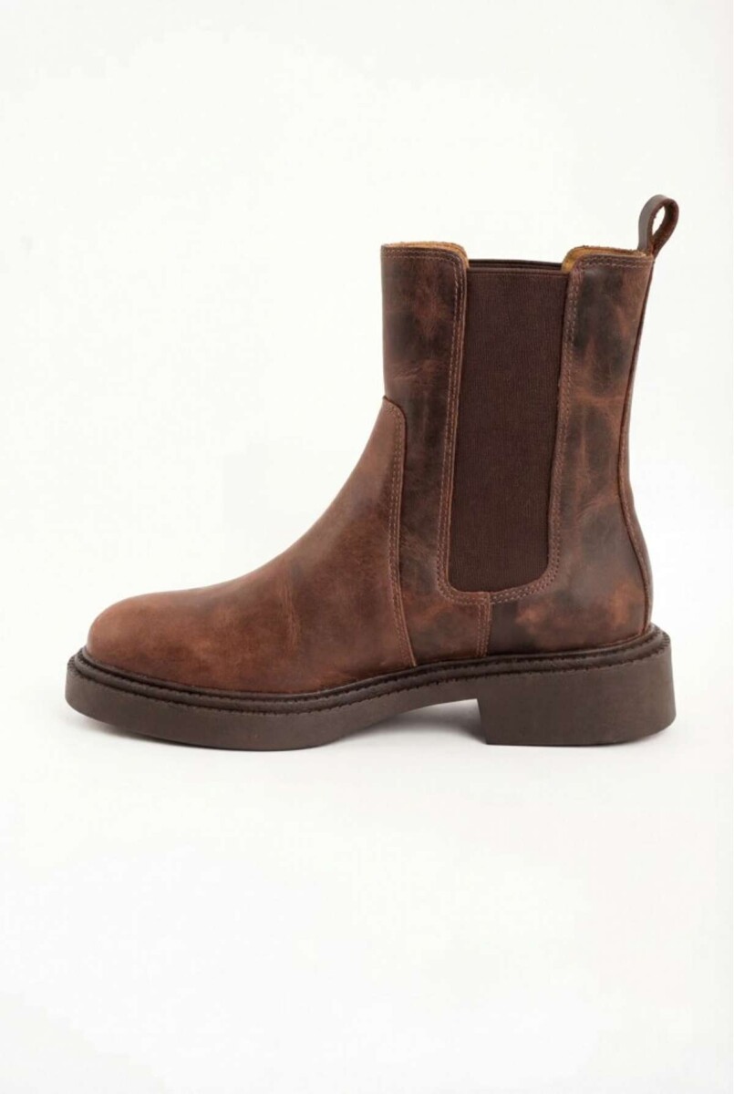 Bota Cuero - Chocolate 