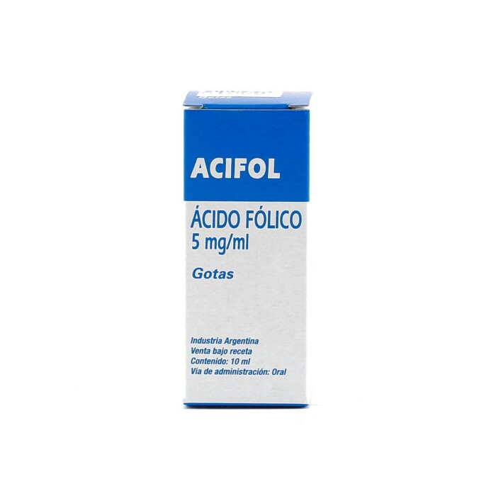 ACIFOL GOTAS FRASCO X 10 ML. única