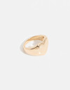 Anillos Medianos y Grandes Metal Anillo De Corazón - Dorado