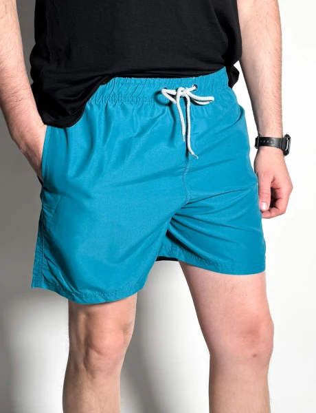 Short de baño liso Salvo Petroleo