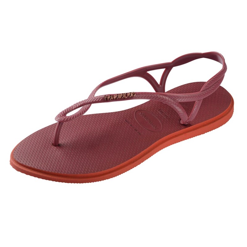 Sandalias Havaianas Luna Point Mujer Amaranto/naranja Sunset