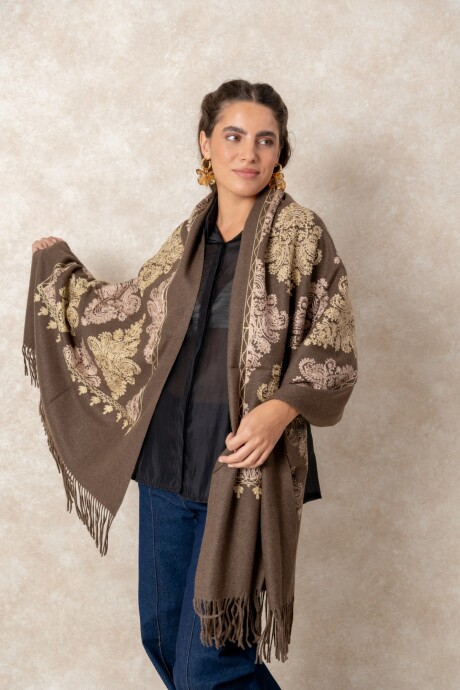 PASHMINA SIBILA Chocolate