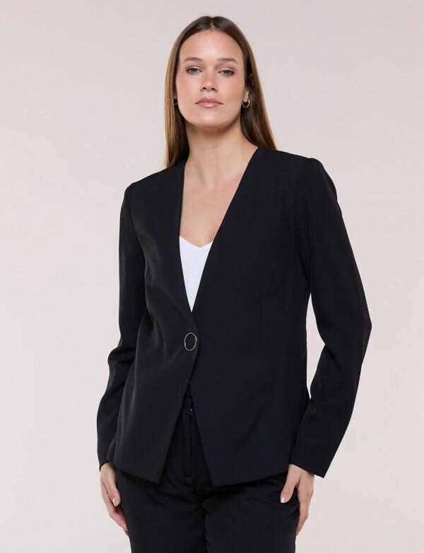 Blazer Botón NEGRO
