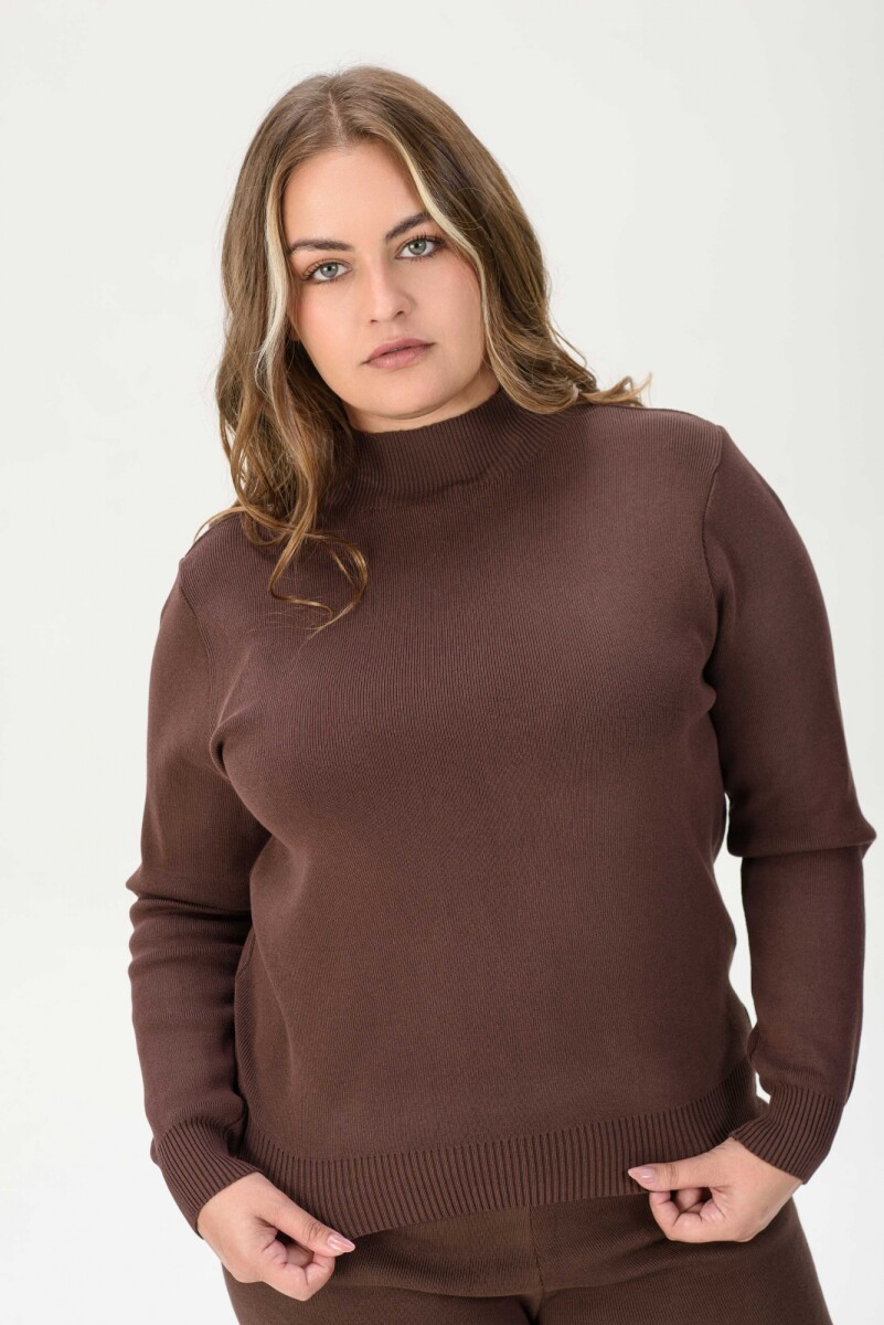 Polera Refugio - Chocolate 