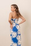 VESTIDO GIULIANA MAXI LAKE BLUE GARDEN VESTIDO GIULIANA MAXI LAKE BLUE GARDEN