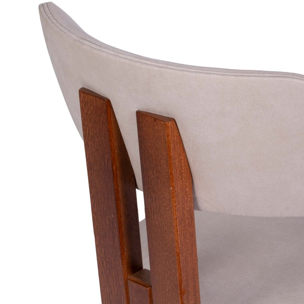 SILLA DE COMEDOR EUCALIPTO MARRON DORIA
