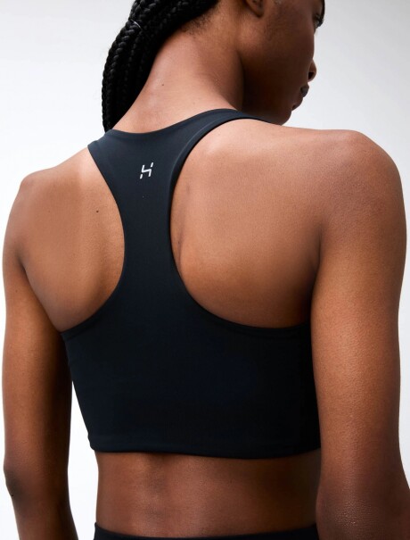 TOP DEPORTIVO HERO CON FIBRA LYCRA® NEGRO