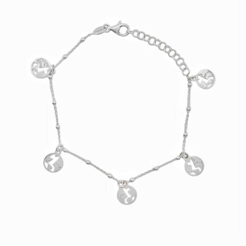 Pulsera Mundo-Plata 925-Sin piedra-PU3071 sinpiedra